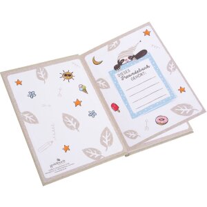 Livre des amis Happylife Faultier A5 - 43 580 Goldbuch