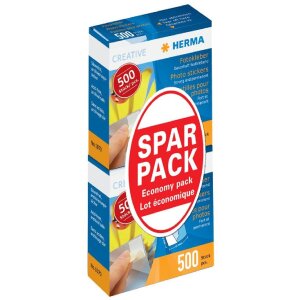 1000 points adhésifs autocollants Herma Sparpack