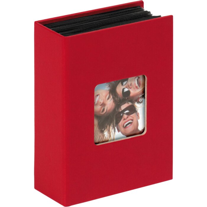 Walther Album à pochettes Minimax Fun 100 photos 10x15 cm rouge