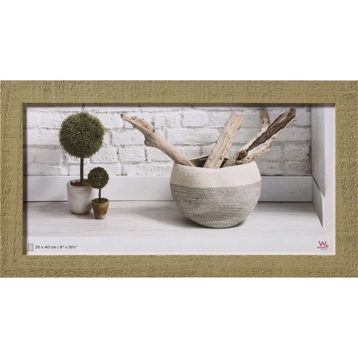 Home Cadre en bois 20x40 cm brun beige
