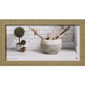 Home Cadre en bois 20x40 cm brun beige