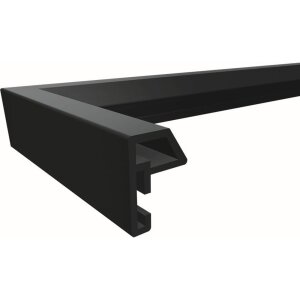 Walther cadre plastique Steel Style 40x50 cm noir avec passe-partout 30x40 cm