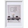 Walther cadre plastique Steel Style 40x60 cm blanc avec passe-partout