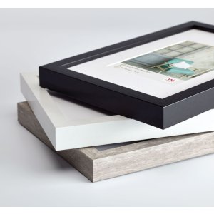 Cadre en bois Stockholm gris 70x100 cm