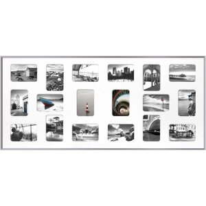 Galerie photo alu Nielsen Pixel 18 photos 10x15 cm argenté