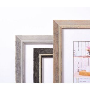 Cadre photo Walther Chalet avec passe-partout 10x15 cm...