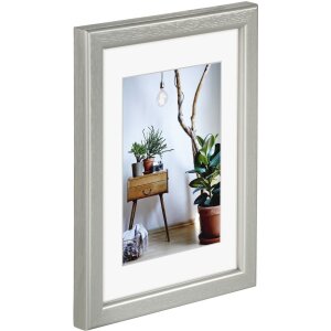 Cadre plastique Bella Mia, gris pierre, 13 x 18 cm