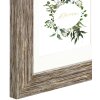 Cadre plastique Chalet, brun-gris, 15 x 20 cm
