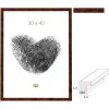 Deknudt S43AG2 cadre photo en bois racine 9x13 cm à 30x40 cm
