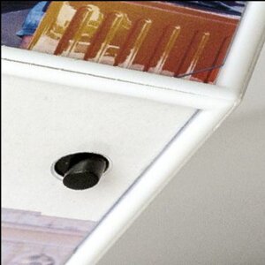 Cube photo rotatif 15x15 cm blanc