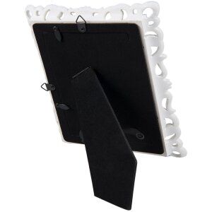 Cadre photo Clayre & Eef 2F0499 - 17x2x22 cm - 10x15 cm distressed blanc