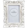 Cadre photo Clayre & Eef 2F0499 - 17x2x22 cm - 10x15 cm distressed blanc
