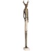 Décoration Cerf Clayre & Eef 4PR0045 - 12x12x92 cm gris foncé