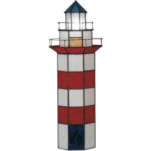 Lampe Tiffany Grand Phare Clayre & Eef 5LL-1166 -...