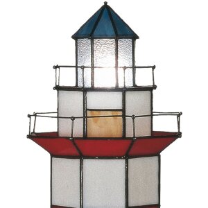 Lampe Tiffany Grand Phare Clayre & Eef 5LL-1166 -...