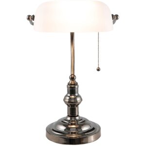 Lampe de bureau blanc Clayre & Eef 5LL-5100W -...