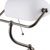 Lampe de bureau blanc Clayre & Eef 5LL-5100W - 27x23x42 cm E27 - Max. 1x 60Watt blanc