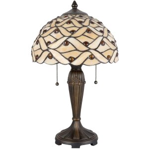 LumiLamp 5LL-5181 Lampe de table Tiffany Ø 30x50...