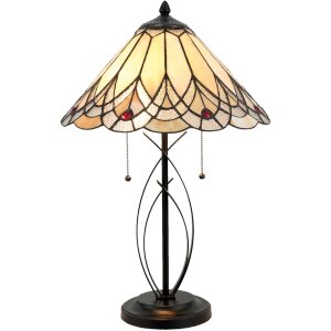 Lampe de table Tiffany Clayre & Eef 5LL-5186 -...
