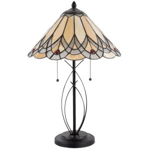 Lampe de table Tiffany Clayre & Eef 5LL-5186 -...