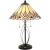 Lampe de table Tiffany Clayre & Eef 5LL-5186 - Ø 40x60 cm - E27 - Max. 2x60 Watt multi