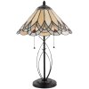 Lampe de table Tiffany Clayre & Eef 5LL-5186 - Ø 40x60 cm - E27 - Max. 2x60 Watt multi