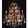 Lustre Clayre & Eef 5LL-CR12 - 90-150 x Ø 75 cm 8x E14-40w multi