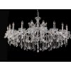 Lustre Clayre & Eef 5LL-CR63 - 18-lumière 64xØ 120 cm 18x E14-40w transparent