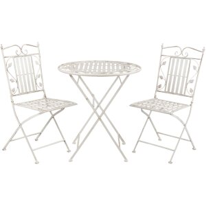 Table avec 2 chaises Clayre & Eef 5Y0385 - Ø...