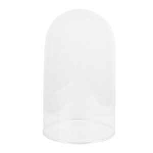 Cloche en verre Clayre & Eef 6GL2170 - Ø 18x28 cm transparent