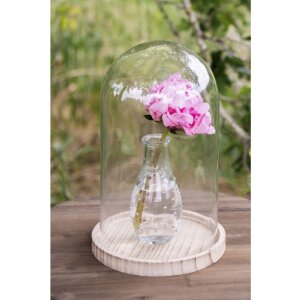Cloche en verre Clayre & Eef 6GL2171 - Ø 23x29...