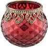 Bougeoir Clayre & Eef 6GL2219R - Ø 10x10 cm rouge