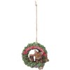 Suspension renard et hibou Clayre & Eef 6PR1187 - 8x4x8 cm multi
