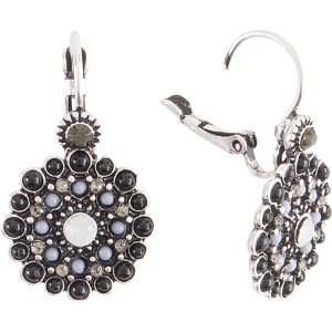 Boucles doreilles Flore Clayre & Eef JZEA0104 - noir