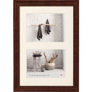 Walther Cadre pour galerie HOME noyer 2x 15x20 cm