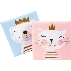 Goldbuch album photo Fortuna rose 25x25 cm 60 pages blanches