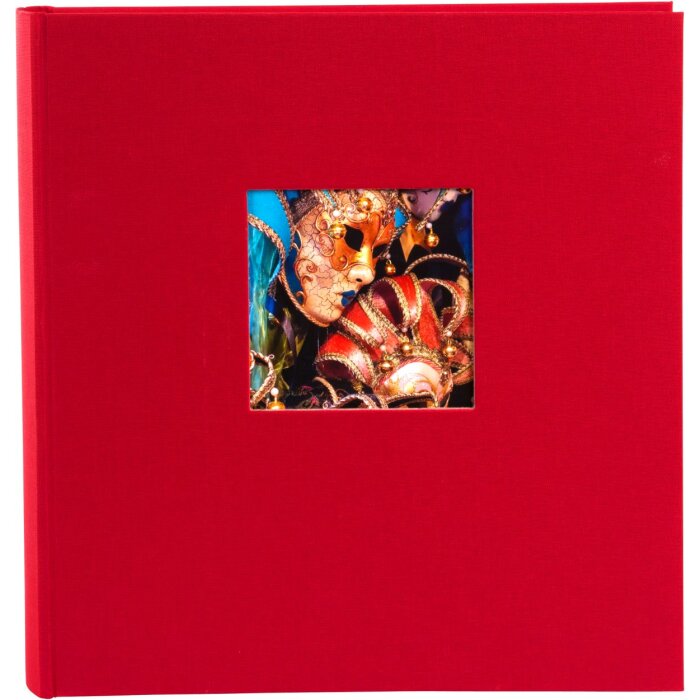 Goldbuch Album photo jumbo Bella Vista rouge 30x31 cm 100 pages blanches