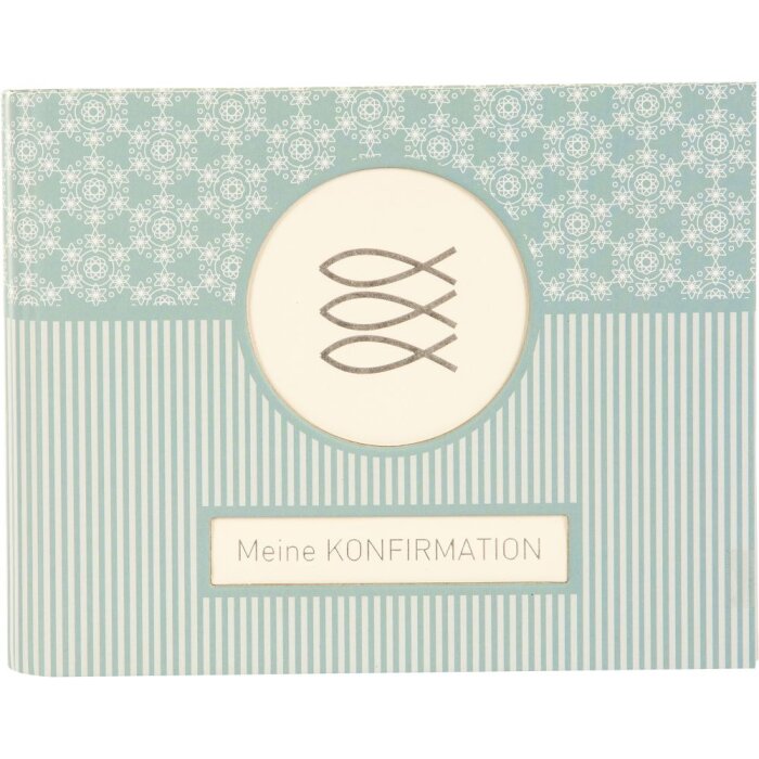 Livre photo Confirmation Mandala aquamarine