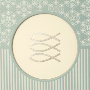 Livre photo Confirmation Mandala aquamarine