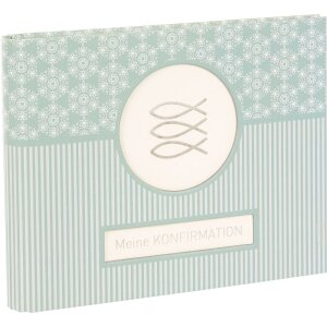 Livre photo Confirmation Mandala aquamarine