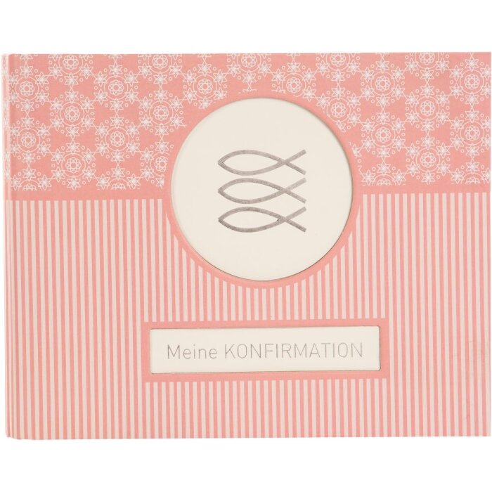 Livre photo Confirmation Mandala corail