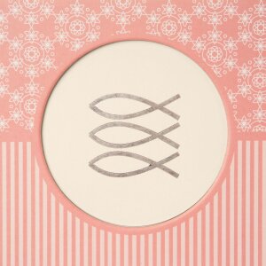 Livre photo Confirmation Mandala corail