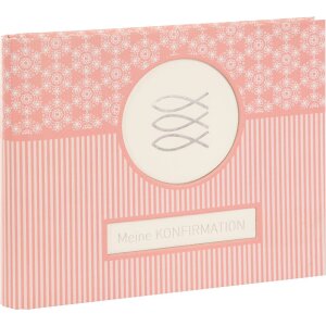 Livre photo Confirmation Mandala corail