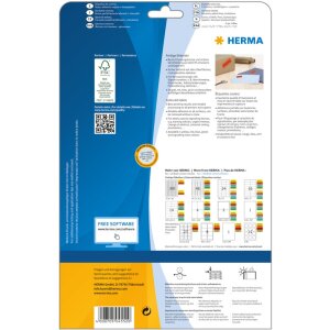 Herma SPECIAL Étiquettes de couleur A4, 105 x 37...