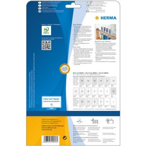 Herma SPECIAL Étiquettes de puissance A4, 25,4 x 16,9 mm, blanches, extrêmement adhésives, en papier