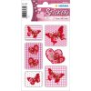 Herma MAGIC autocollant cœur de rose, soie