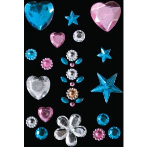 Herma FASHIONLine Glam Rocks Cœurs et étoiles