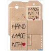 Herma HOME Étiquettes cadeau HOME Nature, avec fil