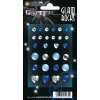 Herma FASHIONLine Glam Rocks Diamonds Bleu foncé & Bleu clair