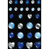 Herma FASHIONLine Glam Rocks Diamonds Bleu foncé & Bleu clair